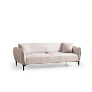 Trojmiestna rozkladacia pohovka Belissimo 220 cm biela vyobraziť