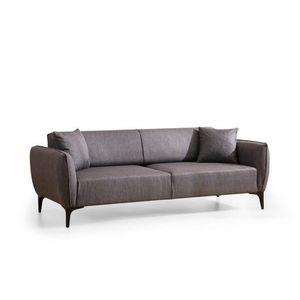 Trojmiestna rozkladacia pohovka Belissimo 220 cm tmavosivá vyobraziť
