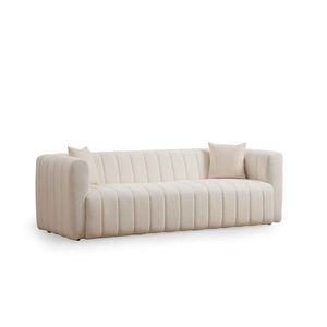 Trojmiestna pohovka Royal 225 cm boucle krémová vyobraziť