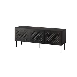 TV stolík Siena 150 cm čierny vyobraziť