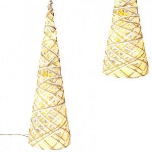 Vianočný LED stromček HOLLY 60 cm teplá biela vyobraziť