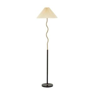 Čierna/v zlatej farbe stojacia lampa (výška 172 cm) Closy – Mauro Ferretti vyobraziť