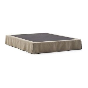 Taupe čalúnená dvojlôžková posteľ bez čela 180x200 cm Jaira – Kave Home vyobraziť