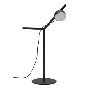Čierna kovová LED stmievateľná stolová lampa (výška 61, 5 cm) Orey – Kave Home vyobraziť