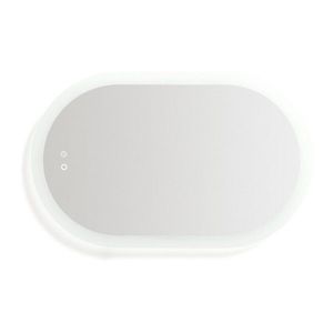 Nástenné zrkadlo s osvetlením 80x50 cm Mervi – Kave Home vyobraziť