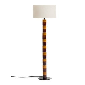 Stojacia lampa s textilným tienidlom (výška 146 cm) Mavran – Kave Home vyobraziť