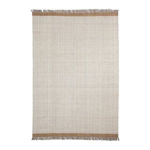 Krémový ručne tkaný vlnený koberec 200x300 cm Brina – Kave Home vyobraziť