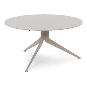 Taupe kovový okrúhly konferenčný stolík ø 76 cm Daley – Spinder Design vyobraziť
