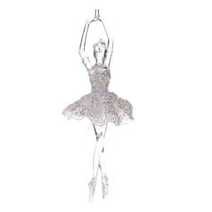Plastová vianočná ozdoba 17 cm Balerina – Dakls vyobraziť