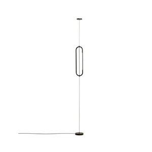 Čierna LED stojacia lampa (výška 300 cm) Bow – Kave Home vyobraziť