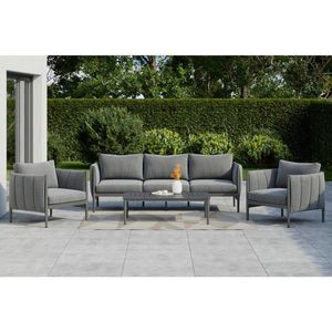 Ambia Garden TERASOVÁ SEDACIA SÚPRAVA 4-dielne, kov, textil vyobraziť