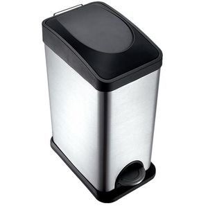 Nerezový nášľapný odpadkový kôš TORO 15l vyobraziť