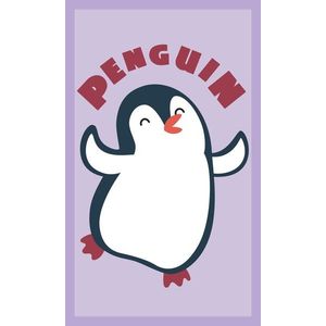 Bavlnená froté osuška PENGUIN 018 30x50 cm fialová vyobraziť