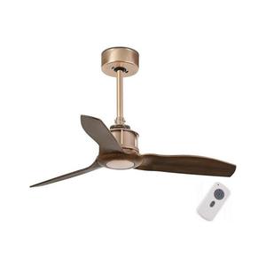 FARO Barcelona FARO 33423 - Stropný látor JUST FAN hnedá/medená pr. 81 cm + diaľkové ovládanie 33423 vyobraziť