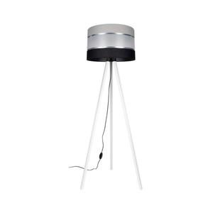 Stojacia lampa CORAL 1xE27/60W/230V biela/čierna/šedá/chróm AS0465+BE0788 vyobraziť
