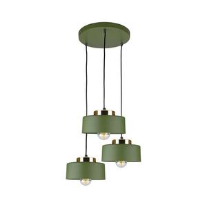 Keter Lighting Závesný luster na lanku IGNIA 3xE27/60W/230V zelená/zlatá 3388 vyobraziť