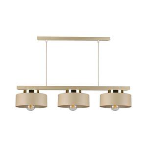 Keter Lighting Závesný luster IGNIA na lanku 3xE27/60W/230V béžová/zlatá 3392 vyobraziť