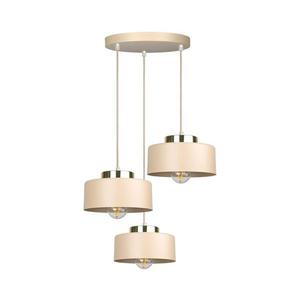 Keter Lighting Luster na lanku IGNIA 3xE27/60W/230V béžová/zlatá 3393 vyobraziť