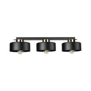 Keter Lighting Stropné svietidlo IGNIA 3xE27/60W/230V čierna/zlatá 3395 vyobraziť