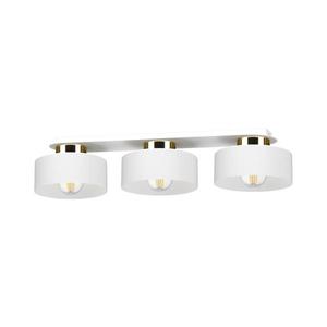 Keter Lighting Stropné svietidlo IGNIA 3xE27/60W/230V biela/zlatá 3400 vyobraziť