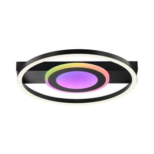 Brilliant -LED RGBW stmievateľné stropné svietidlo MAUREEN LED/20W/230V 3000-6500K čierna + s diaľkovým ovládaním G81168/06 vyobraziť