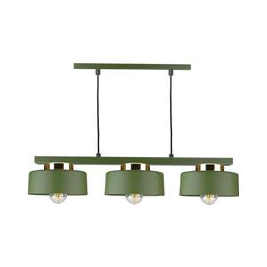 Keter Lighting Závesný luster na lanku IGNIA 3xE27/60W/230V zelená/zlatá 3387 vyobraziť