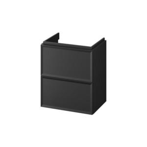 Cersanit S1021-006-Závesná kúpeľňová skrinka pod umývadlo MILLE SLIM 50x35 cm čierna S1021-006 vyobraziť