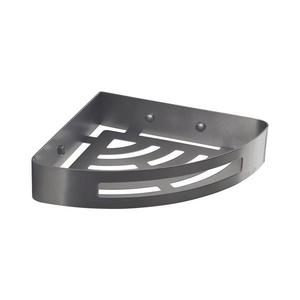 Gedy - Rohová polica do sprchy SMART 21x4, 5 cm metalická sivá 247981 vyobraziť