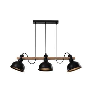 Luster na lanku RENO 3xE27/40W/230V čierna/hnedá 33-79060 vyobraziť