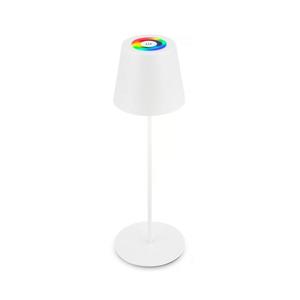 Briloner 7510016 - LED RGBW stmievateľná stolná lampa CALIDA 2, 5W/5V IP44 1200 mAh biela 7510016 vyobraziť