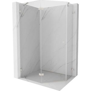 MEXEN/S - Lunar sprchovací kút päťboký krídlový ľavá 100 x 90, transparent, nikel kartáčovaný 831-100L-090P-97-00-L vyobraziť
