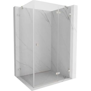 MEXEN/S - Lunar sprchovací kút dvere krídlové pravá 100 x 70, transparent, nikel kartáčovaný 834-100-070-97-00-P vyobraziť