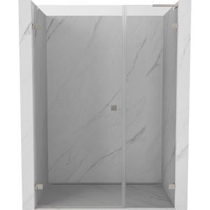 MEXEN/S - Lunar-B L sprchové dvere krídlové ľavé 150, transparent, nikel kartáčovaný 832SL-150-050-97-00-L vyobraziť