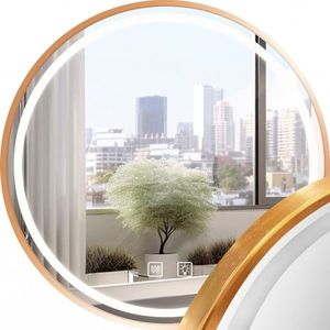 REA - Zrkadlo LED 90cm MMJ BRUSH ROSE GOLD HOM-05510 vyobraziť