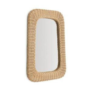 Nástenné zrkadlo s ratanovým rámom 38x59 cm Zilna – Kave Home vyobraziť