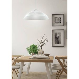 Závesná lampa biele sklo 30cm Monti vyobraziť