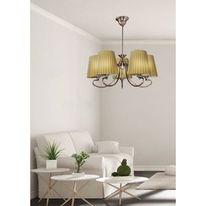 Rustikálny luster 5xE27 54cm Mozart vyobraziť