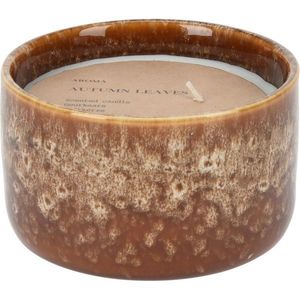 Sviečka v keramickom obale Luxury, Autumn leaves, 390 g vyobraziť
