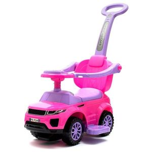 Baby Mix Detská hrací odrážedlo s vodící tyčí SUV3v1, růžová vyobraziť