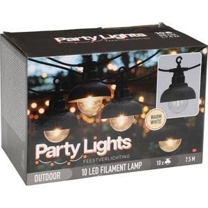 Vonkajšia LED párty reťaz Marco, 4, 5 m, 10 LED filament, IP 44 vyobraziť