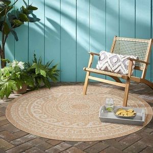 Vopi Kusový koberec Comilla 0887 beige, průměr 160 cm vyobraziť