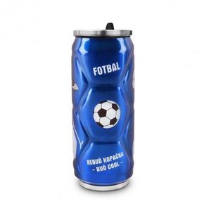 Orion Termoska-plechovka FUTBAL 0, 5 l, modrá vyobraziť
