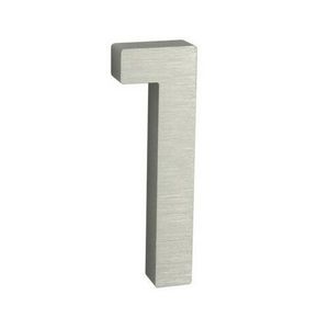 Hliníkové číslo 1 3D brúsený povrch RN.100LV.1.AL.3D vyobraziť