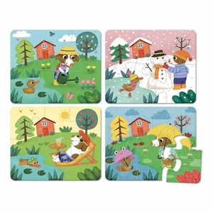Vilac Drevené puzzle 4 obdobia vyobraziť