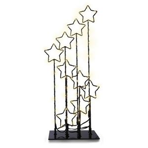 DecoKing Vianočná LED dekorácia s hviezdami, 16 cm vyobraziť