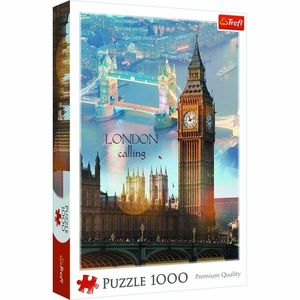 Puzzle Londýn o súmraku, 1000 dielikov, 48x68, 3 cm v krabici 27x40x6 cm vyobraziť