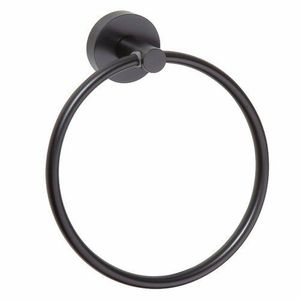SAPHO XB402 X-Round Black držiak uterákov kruh, čierna vyobraziť