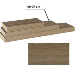 Tempo Kondela Nástenná polica Gana, dub, 60 x 25 x 5 cm vyobraziť
