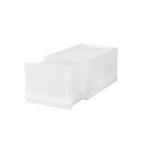 Modulárny úložný box Wave Junior Mist bez koliesok 43, 4 x 27, 2 x 22 cm, úzky - 1 zásuvka vyobraziť