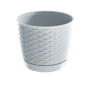 Plastový kvetináč Ratolla Round biela, pr. 16, 5 cm vyobraziť